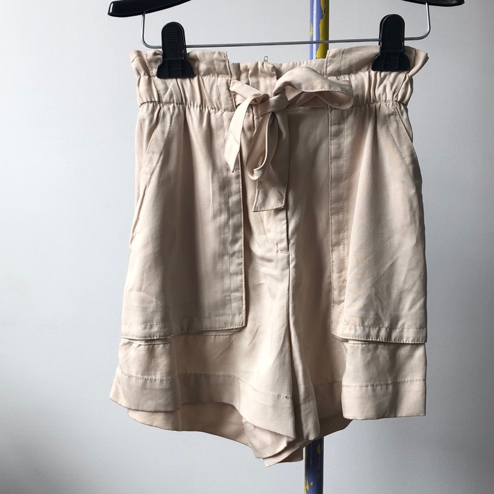 High Waisted Cargo Shorts